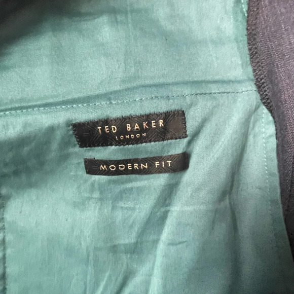 Ted Baker London Westt Debonair Subtle Check Wool Trousers. Nwt Size 34l. - Picture 4 of 8